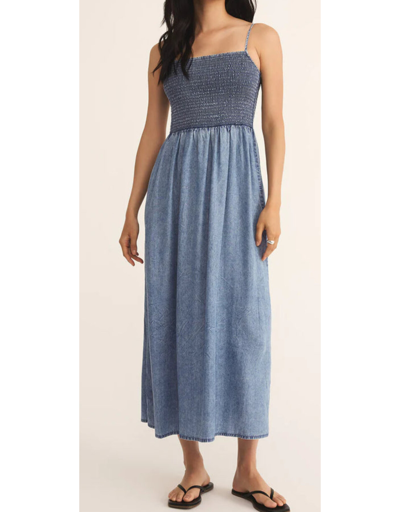 ZSupply ZSupply Bayside Chambray Midi Dress