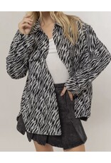 Hyfve Zebra Oversized Shacket