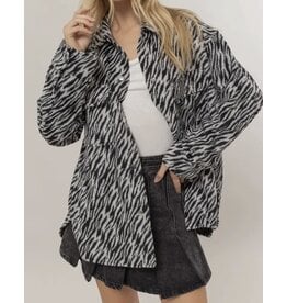 Hyfve Zebra Oversized Shacket
