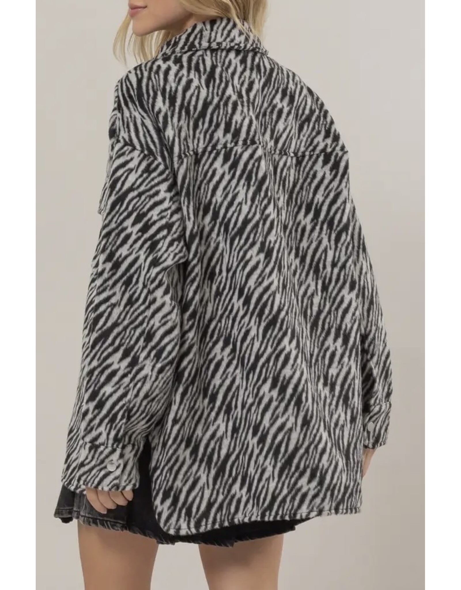 Hyfve Zebra Oversized Shacket