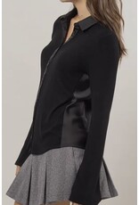 Hyfve Knit Shirt w/ Button Placket