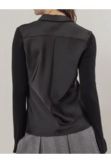 Hyfve Knit Shirt w/ Button Placket