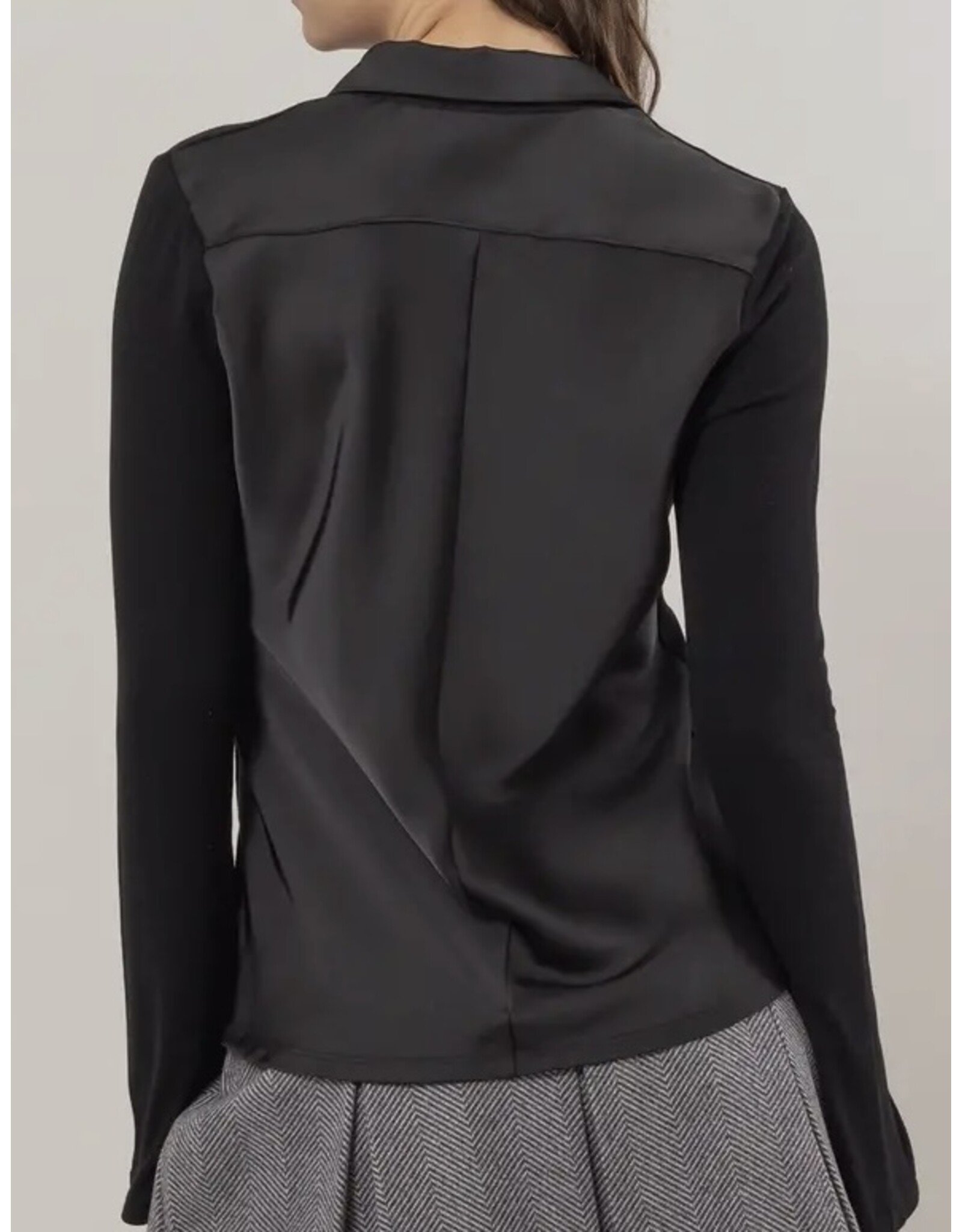 Hyfve Knit Shirt w/ Button Placket