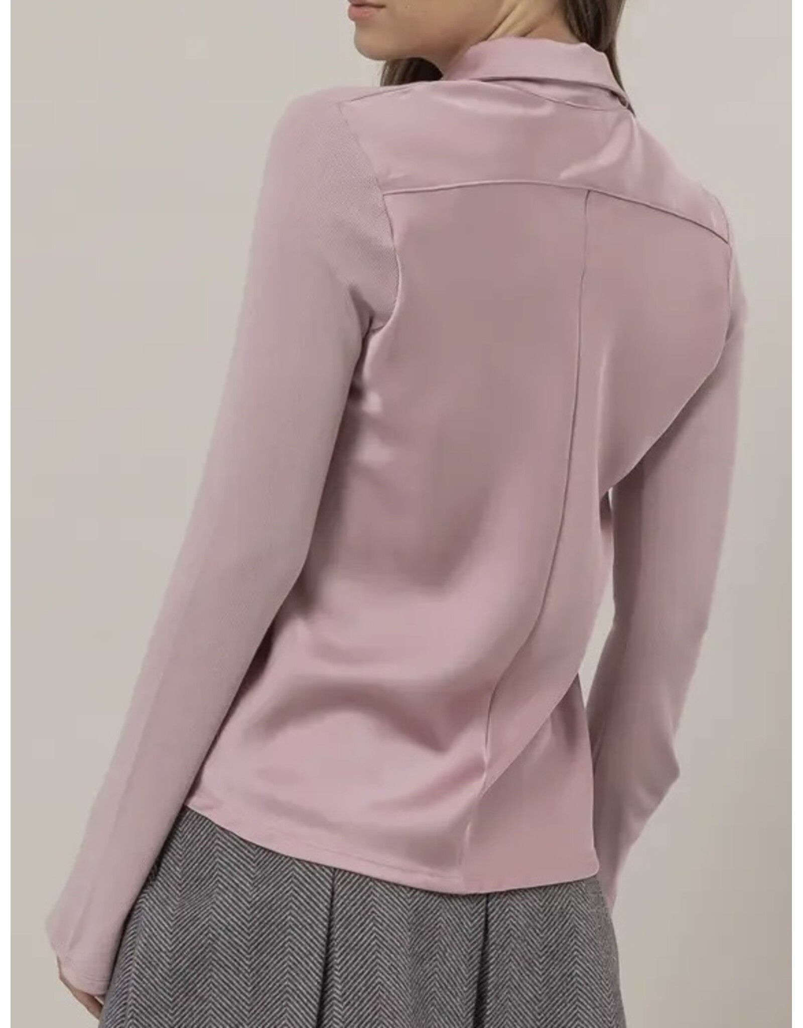 Hyfve Knit Shirt w/ Button Placket