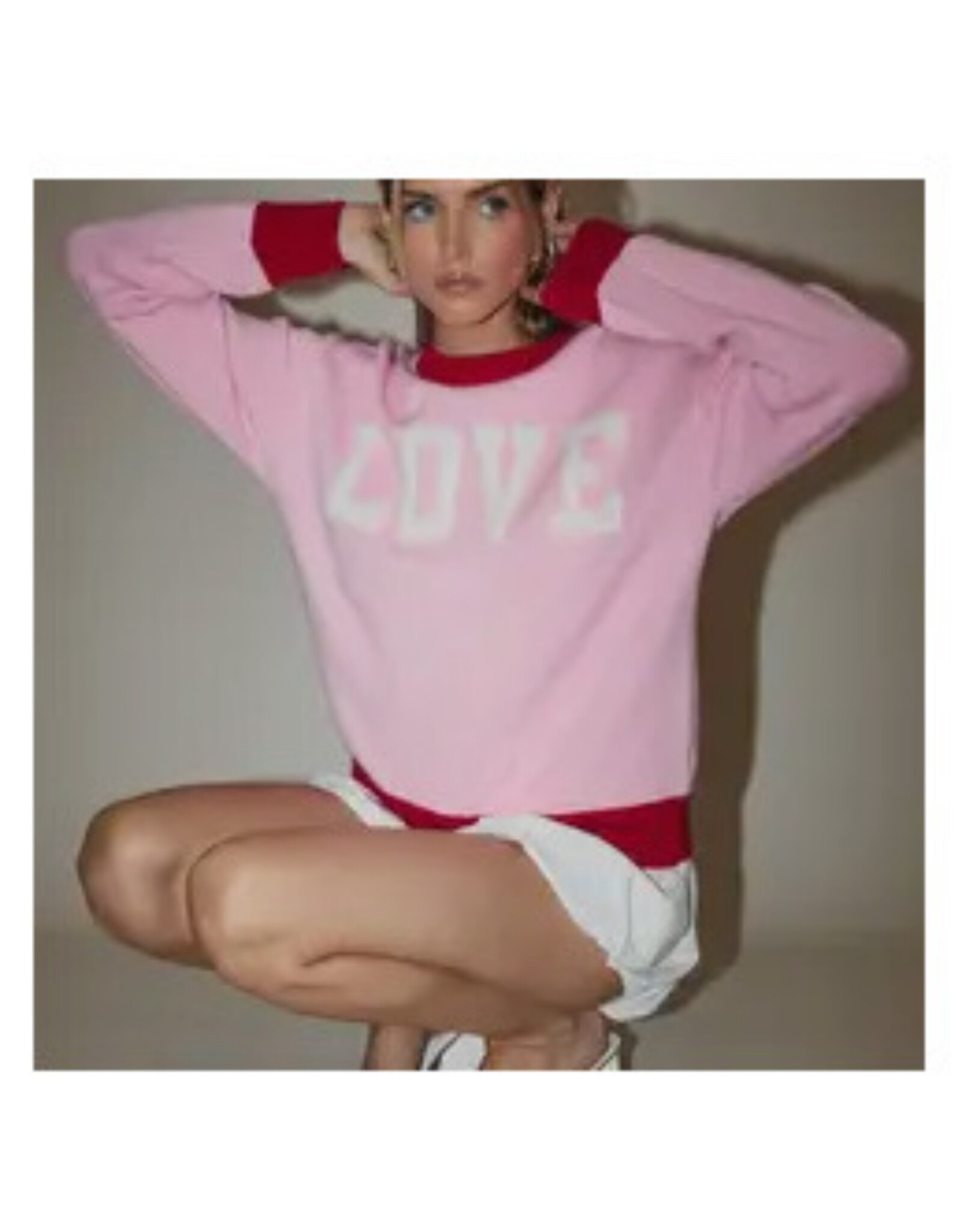 sunday edition LOVE knit sweater