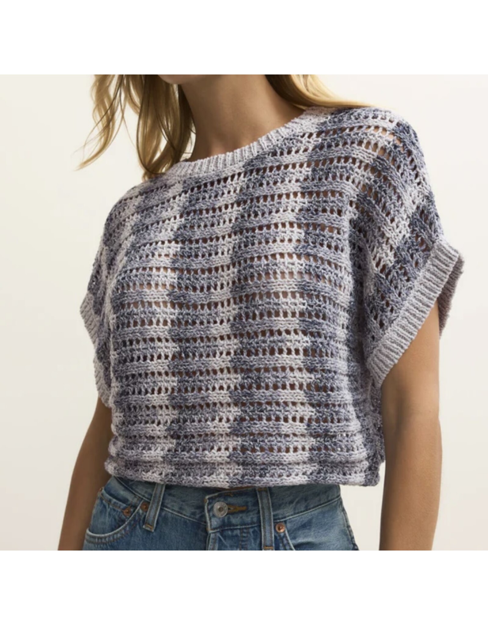 ZSupply Ballast Crochet Stripe Top