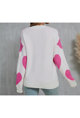 suhkasa Valentine Heart Knit Sweater