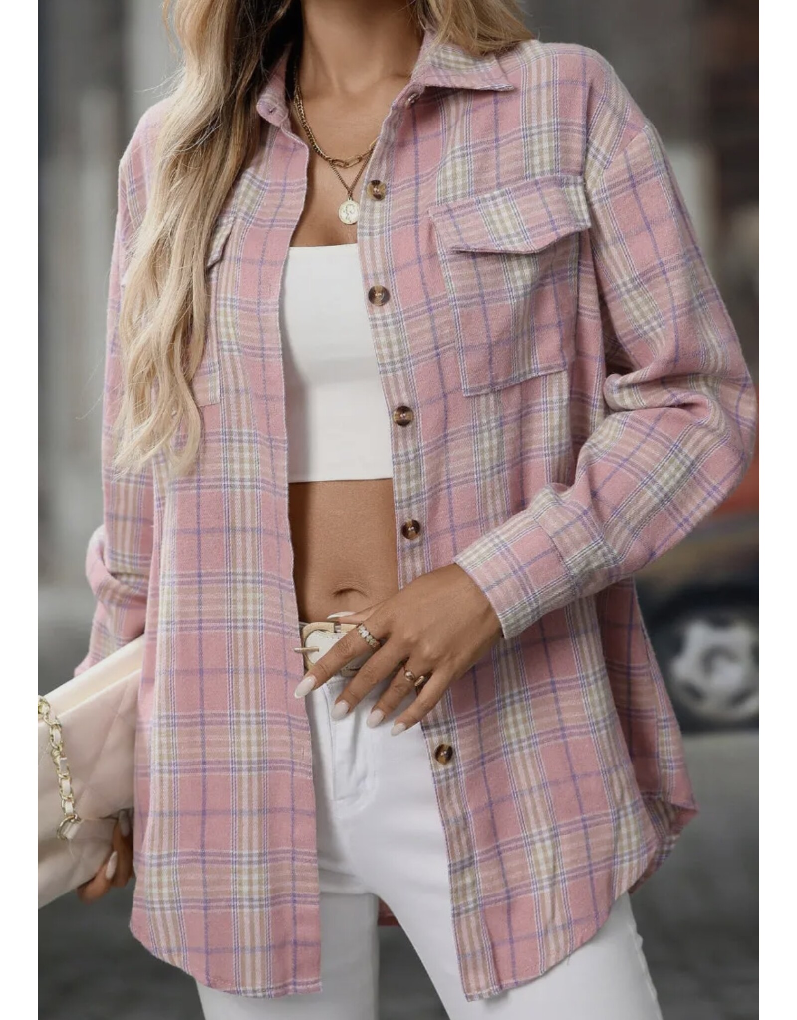 lovesoft Plaid button down shirt