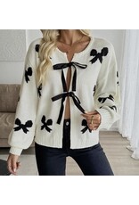 Sweet Bow Knit W/B Cardigan