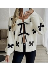 Sweet Bow Knit W/B Cardigan