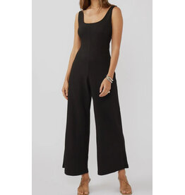 Black Tank Ponte Jumpsuit