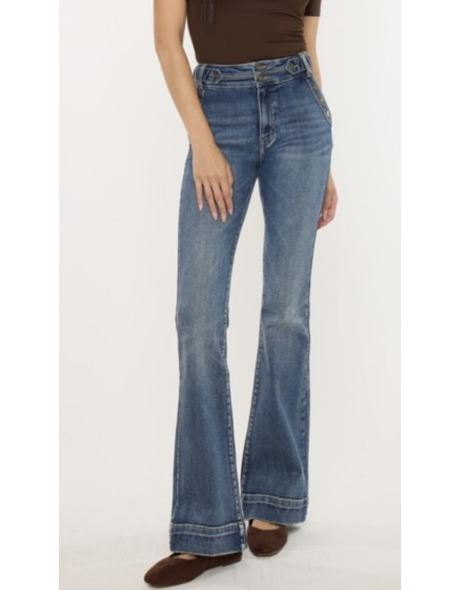 Kancan HR Flare Jeans