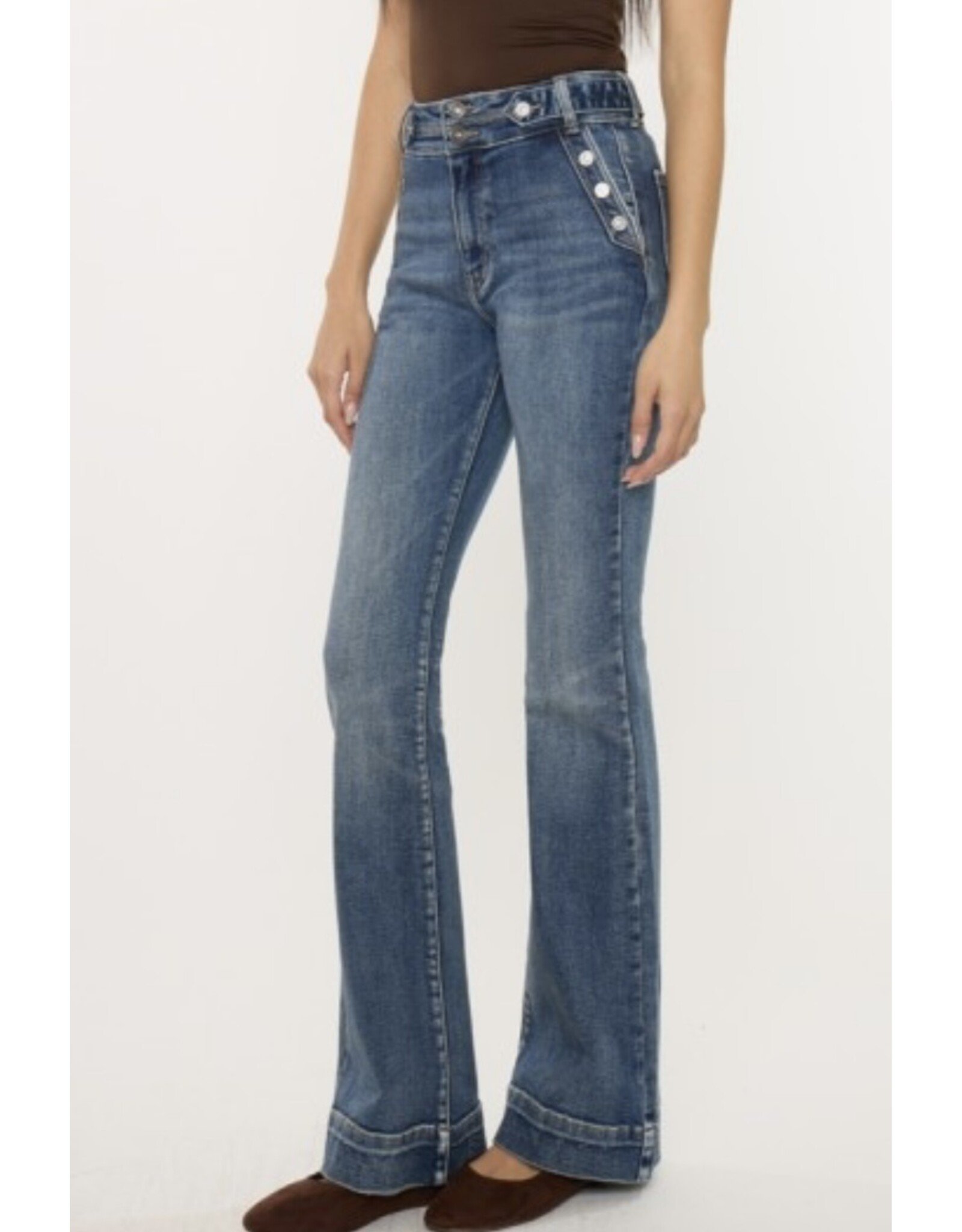 Kancan HR Flare Jeans