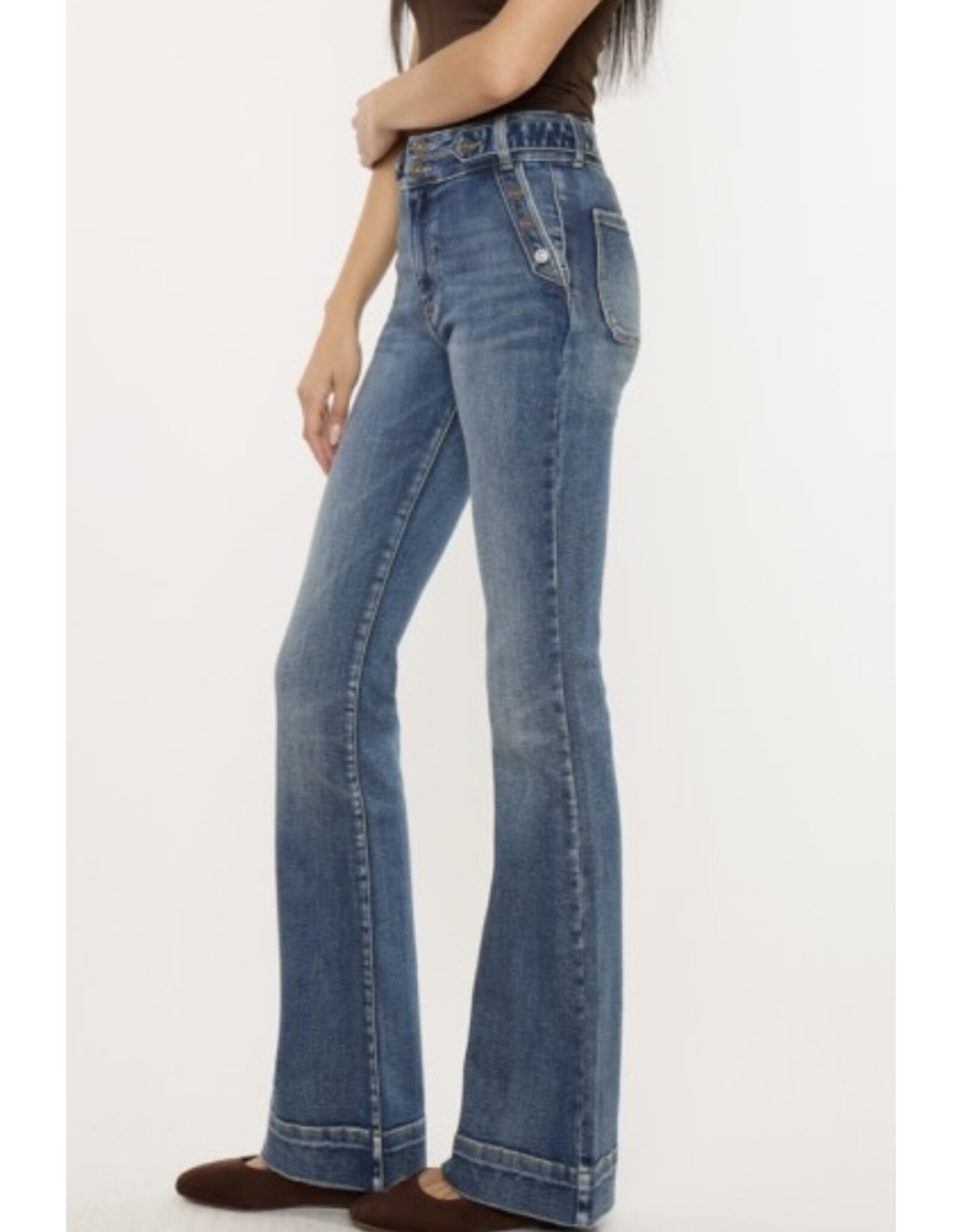 Kancan HR Flare Jeans