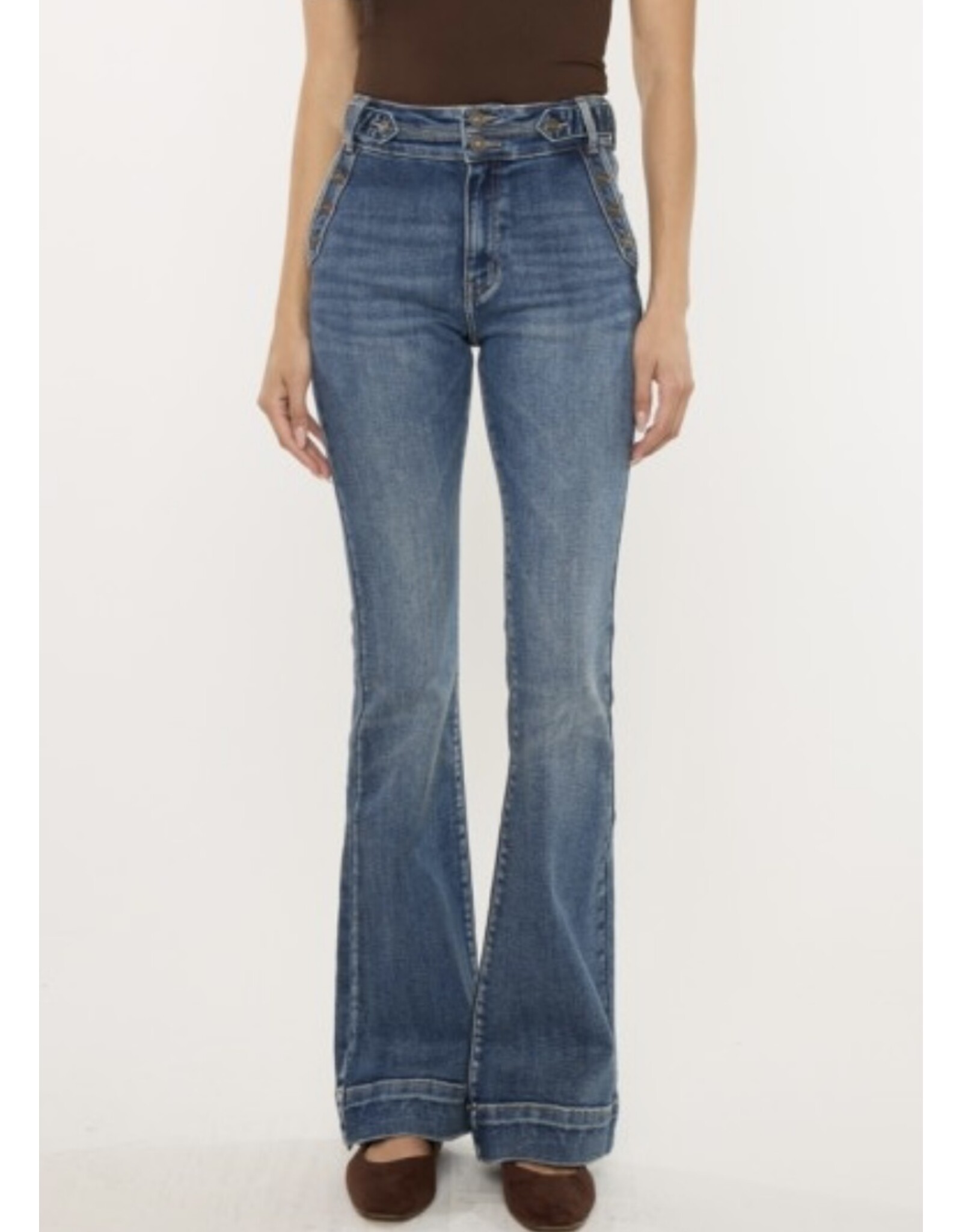 Kancan HR Flare Jeans
