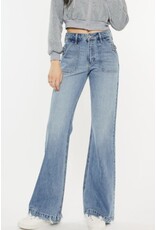 Kancan HR Wide Flare Jeans