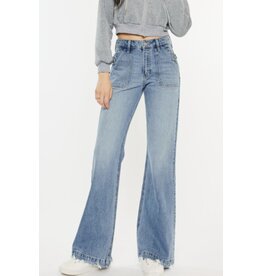 Kancan HR Wide Flare Jeans