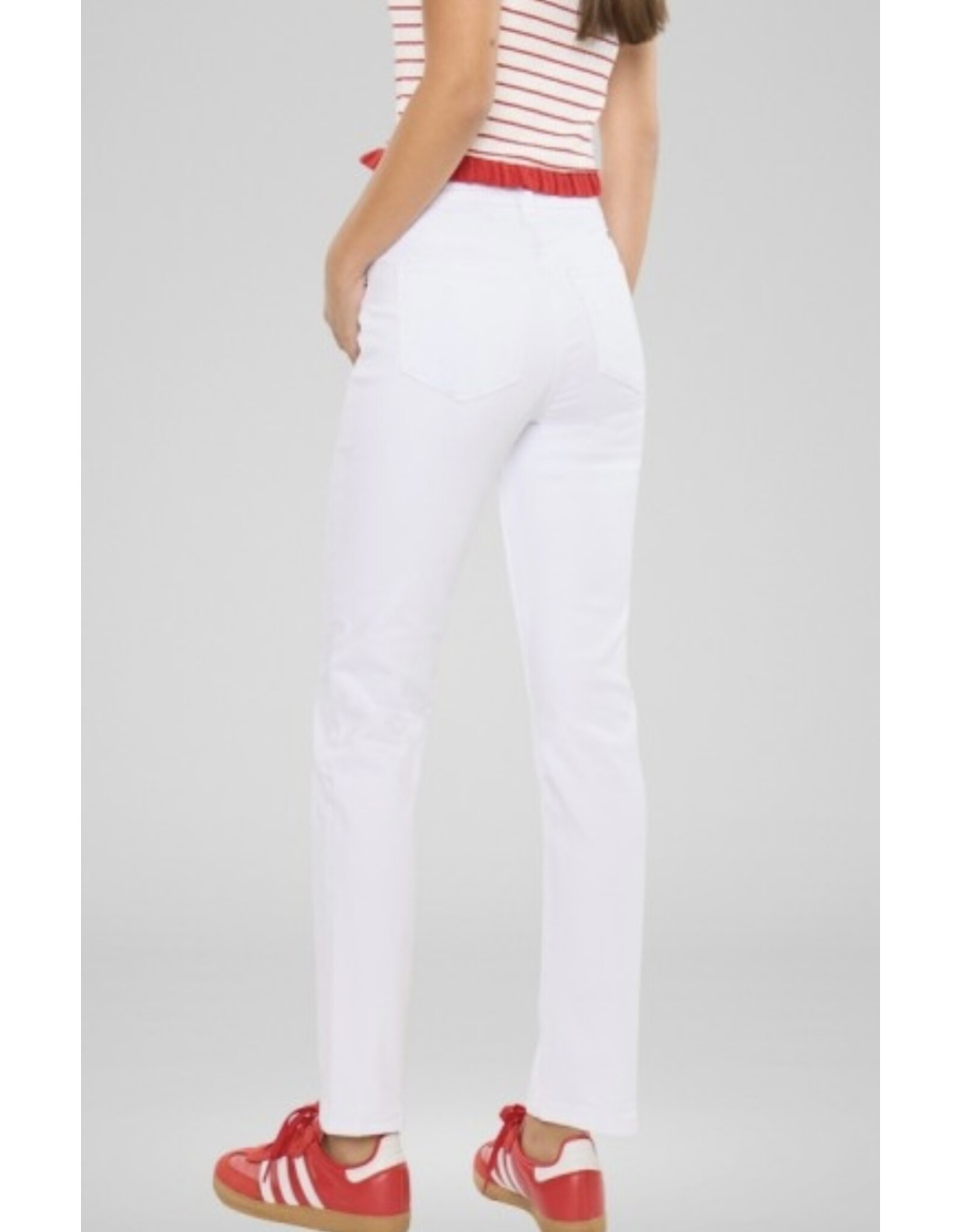 Kancan White HR Slim Straight