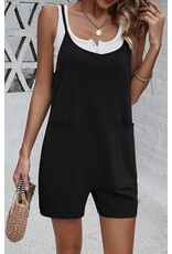 Scoop Neck Loose Fit Romper