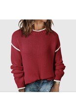 Color Block Knit Sweater