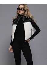 Reversible Faux Leather Sherpa Vest