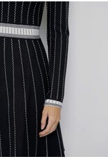 Ella Stripe Knit Long Slv Dress