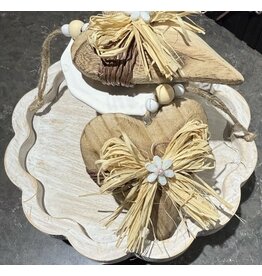 db Db wooden Valentine ornament