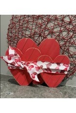 db Db triple heart w/ ribbon