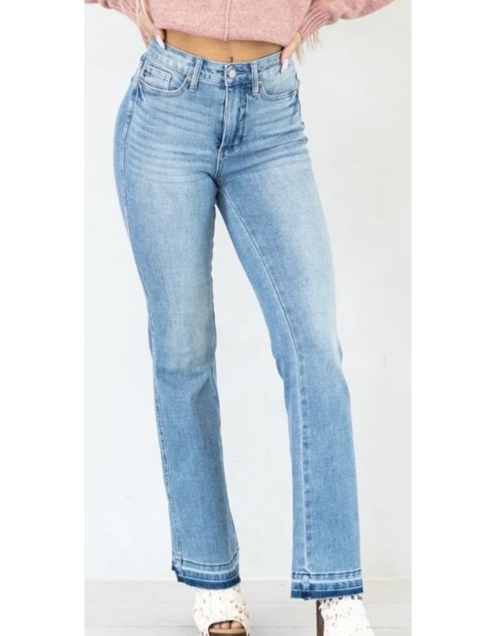 Judy Blue Judy Blue MR Slim Bootcut Tummy Control Release Hem