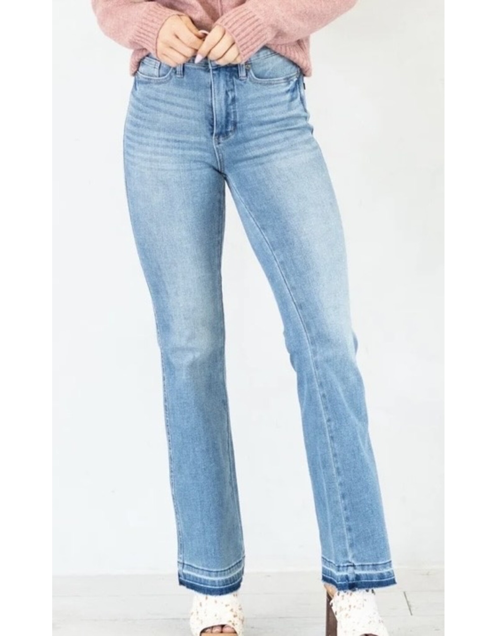 Judy Blue Judy Blue MR Slim Bootcut Tummy Control Release Hem