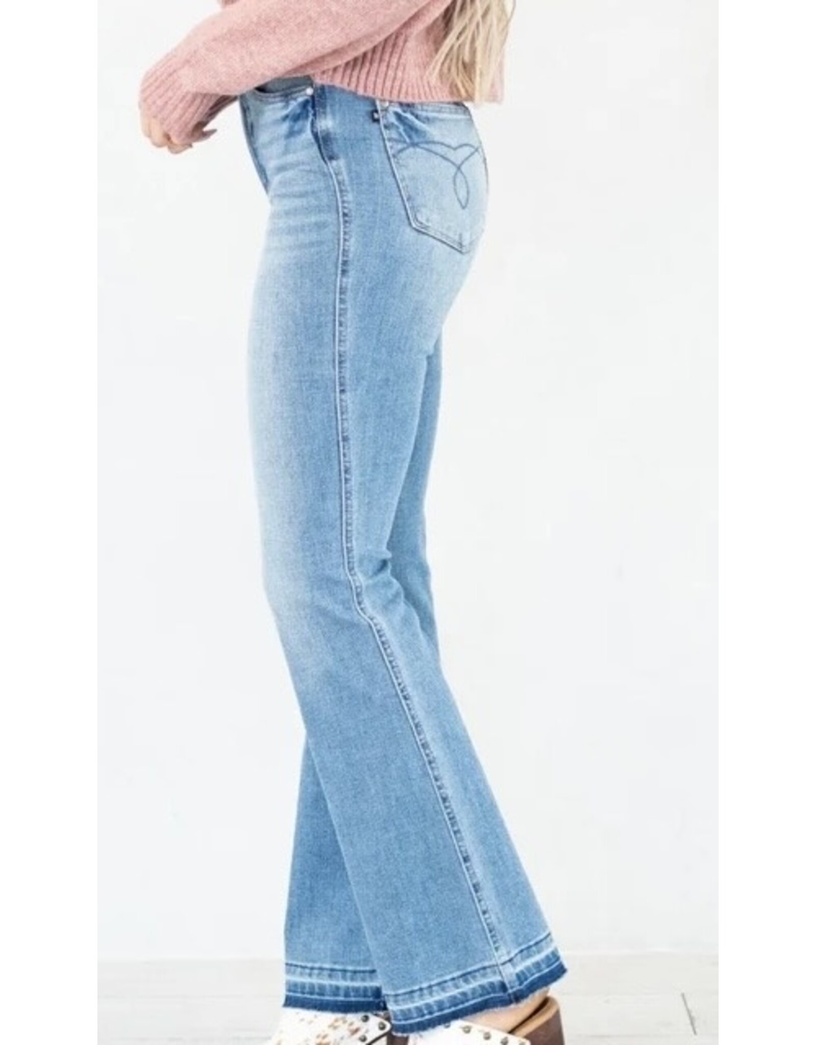 Judy Blue Judy Blue MR Slim Bootcut Tummy Control Release Hem