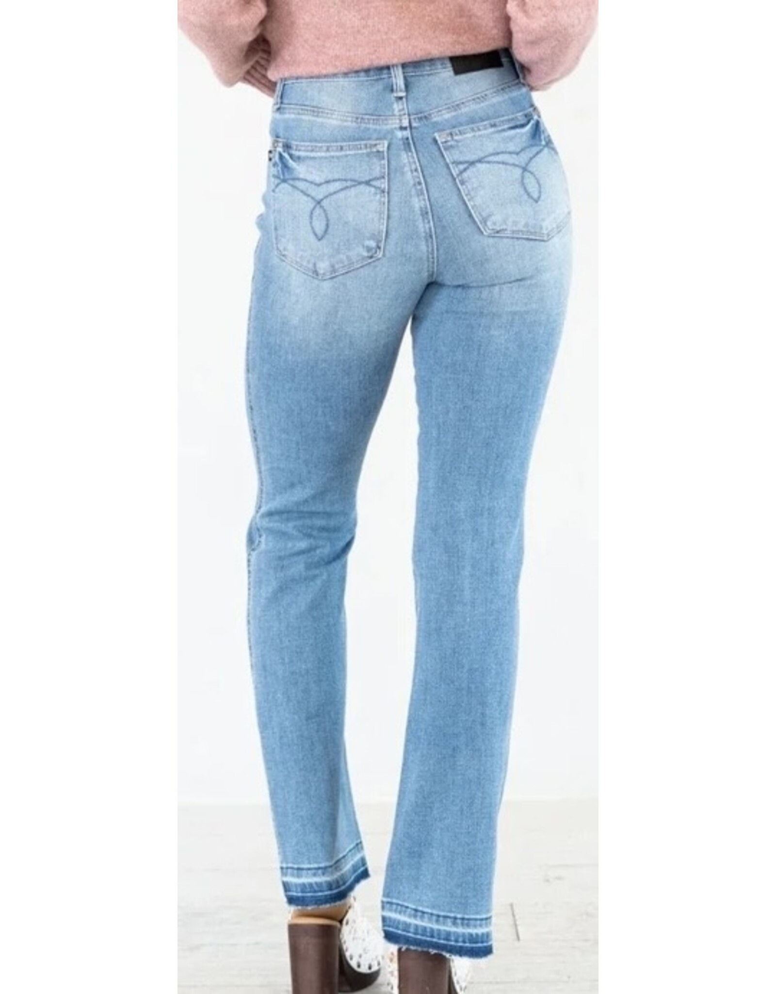 Judy Blue Judy Blue MR Slim Bootcut Tummy Control Release Hem
