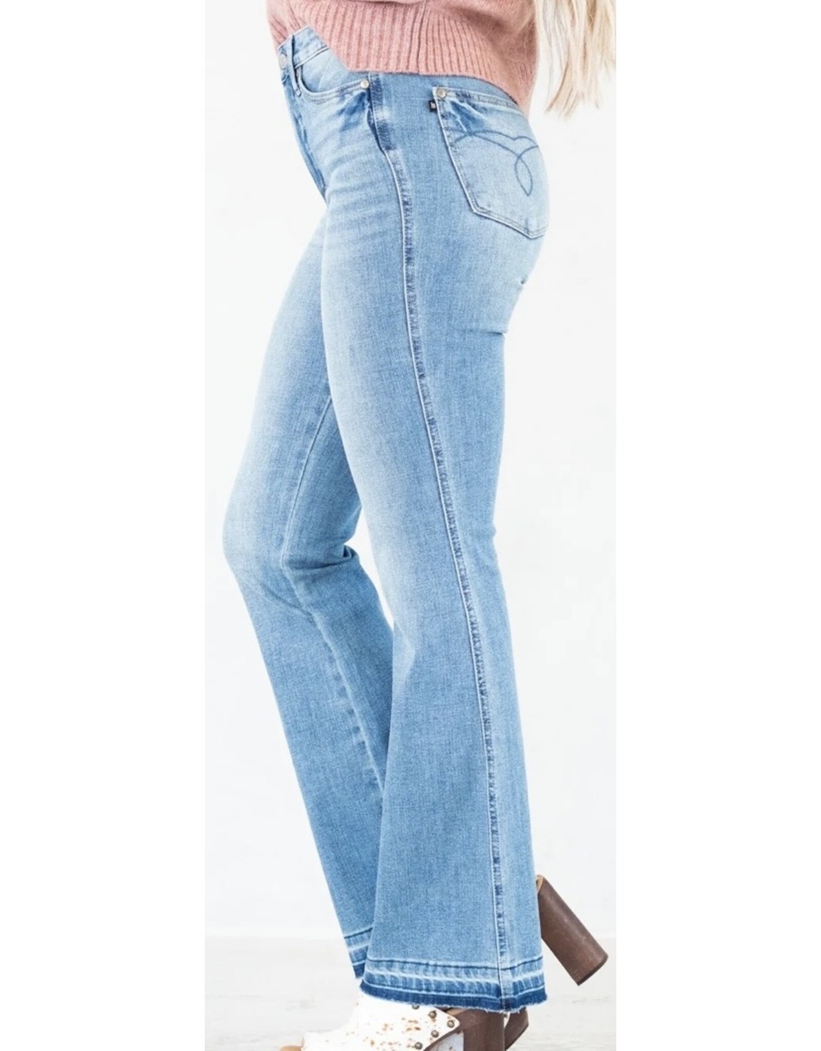 Judy Blue Judy Blue MR Slim Bootcut Tummy Control Release Hem