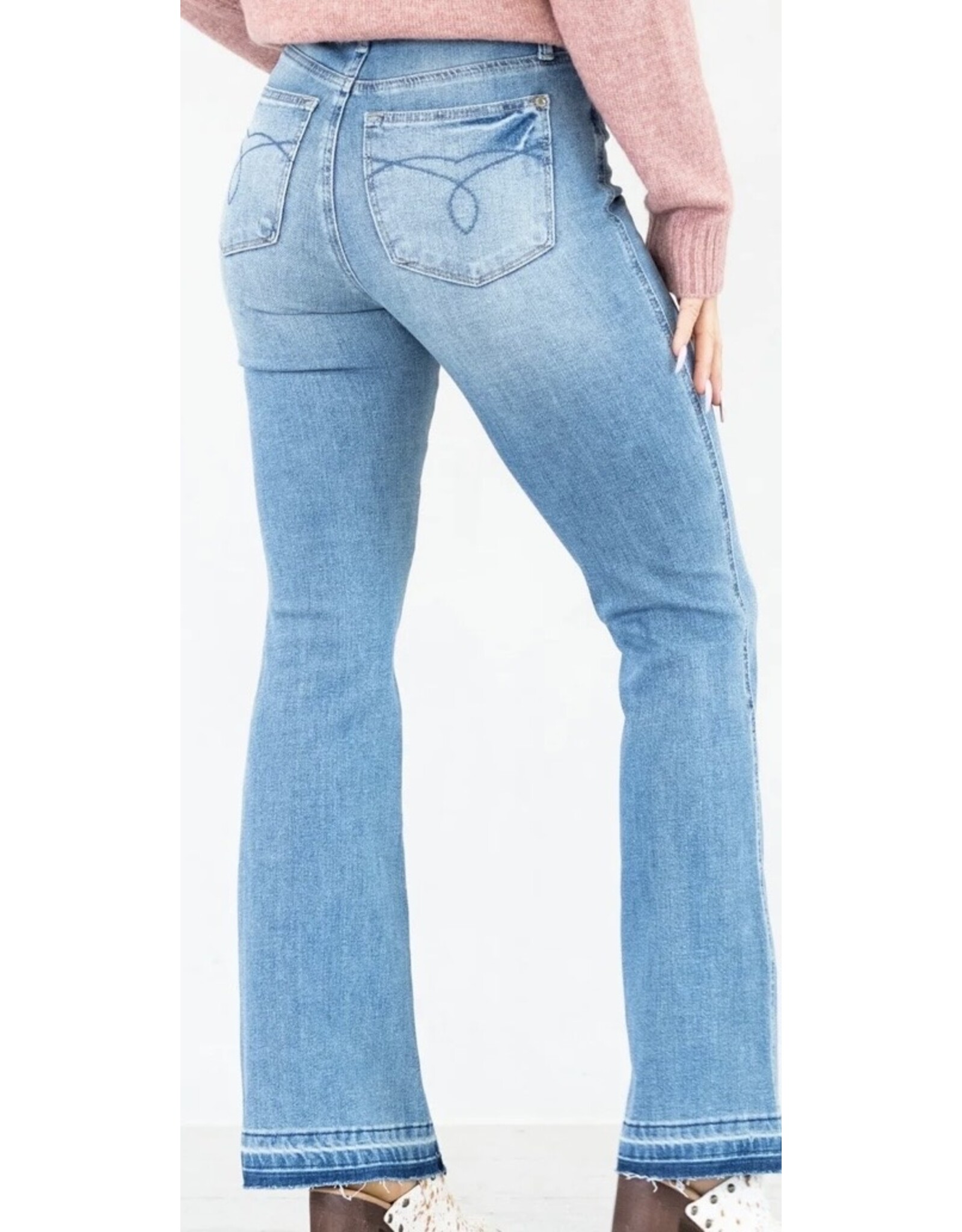 Judy Blue Judy Blue MR Slim Bootcut Tummy Control Release Hem