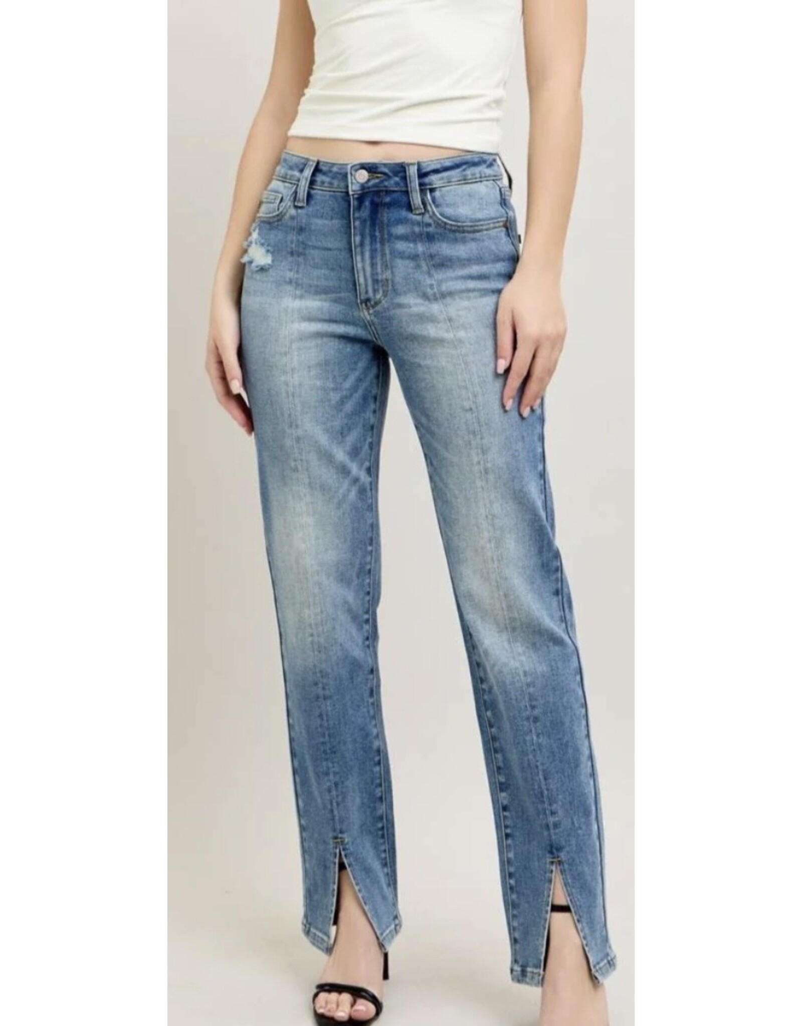 Judy Blue Judy Blue HW Front Seam & Slit