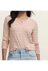 ZSupply Ferris Henley Striped Top Washed Pink