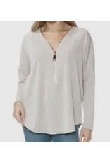 Ariella Popular dolman slv zipper  top