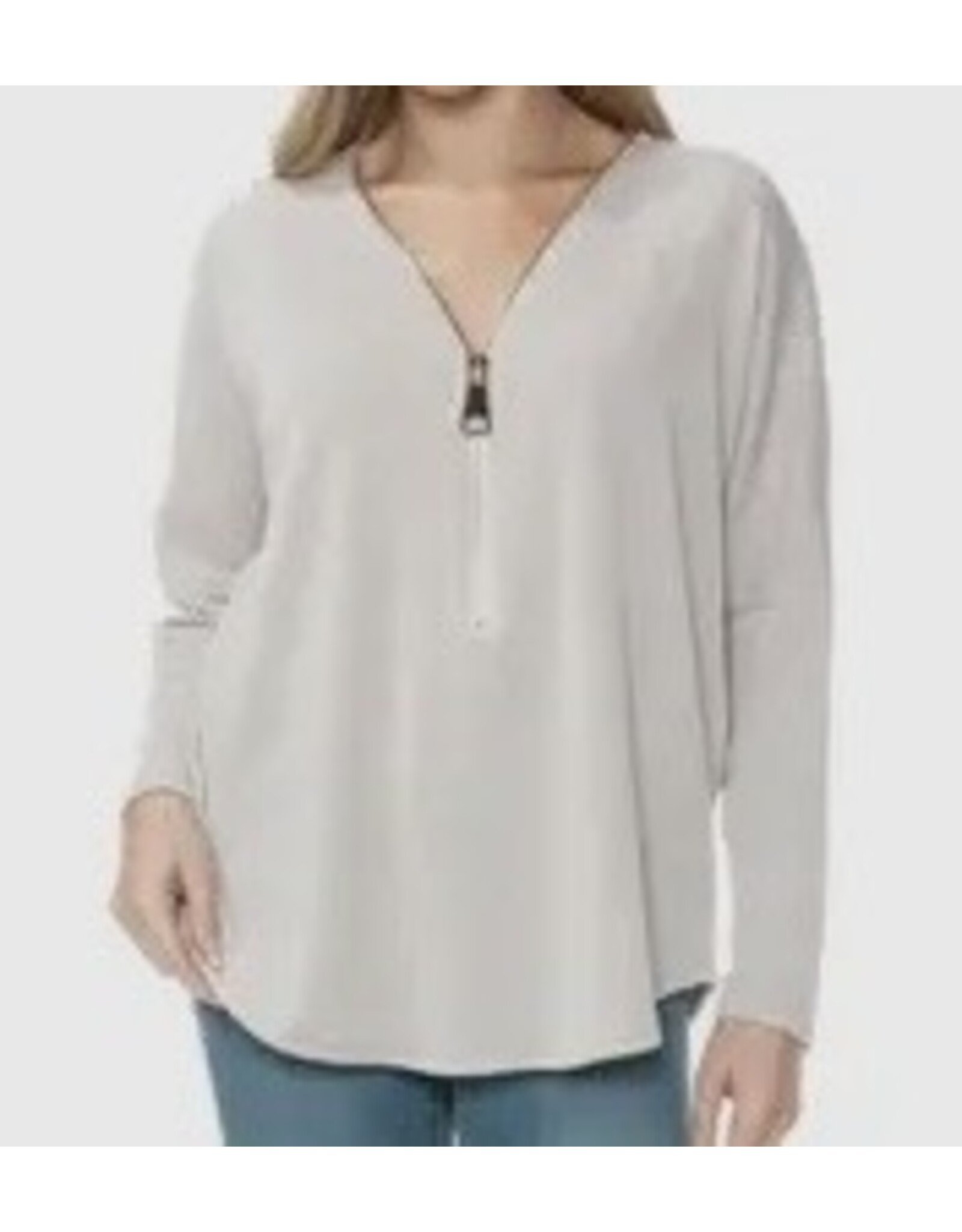 Ariella Popular dolman slv zipper  top