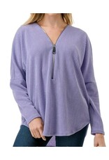 Ariella Popular dolman slv zipper  top