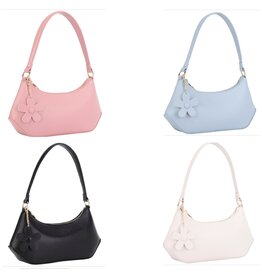 Chic flower shoulder bag