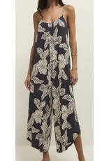 ZSupply ZSupply Flared Asha Floral Jumpsuit Black Sand