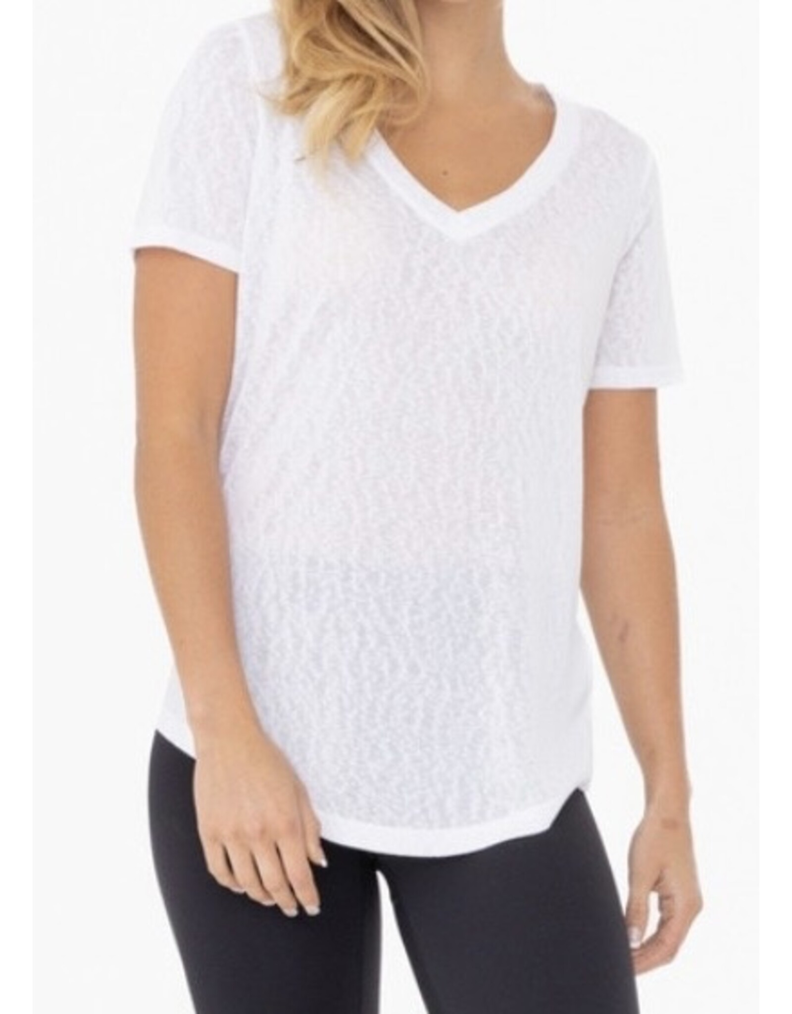 Modal blend classic v-neck tee