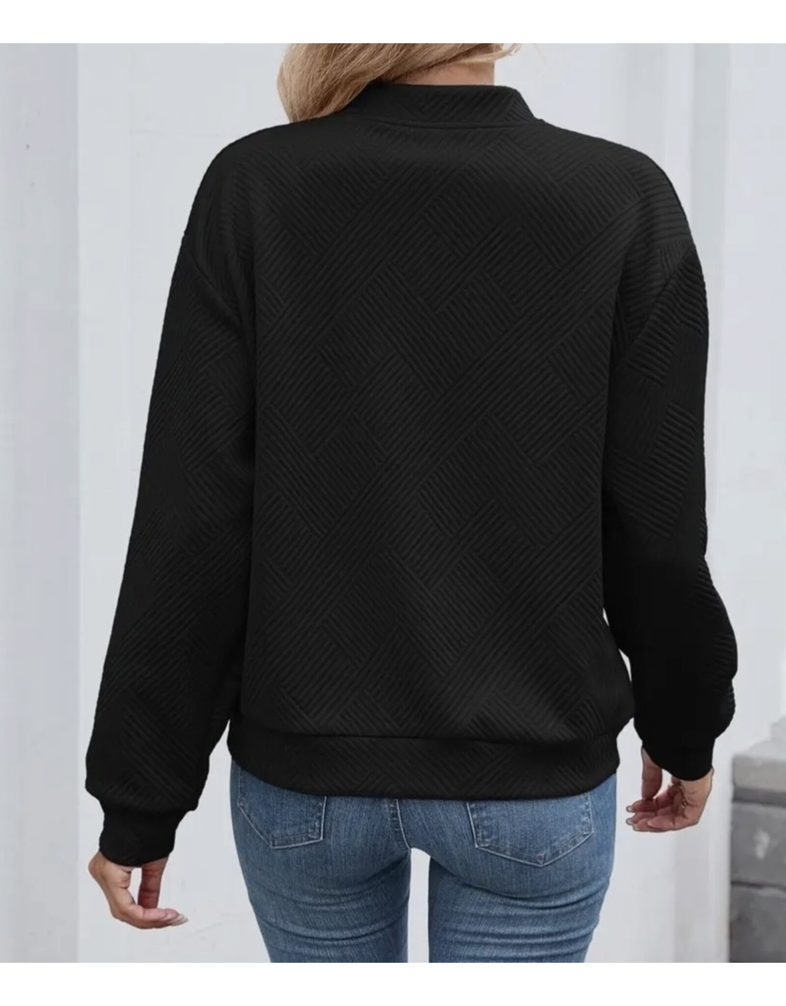 Quilted Zip-Up Bomber Jacket