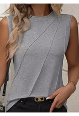 Front Seam Sleeveless Tank