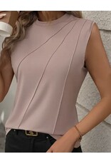 Front Seam Sleeveless Tank