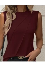 Front Seam Sleeveless Tank