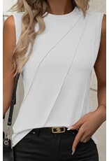 Front Seam Sleeveless Tank