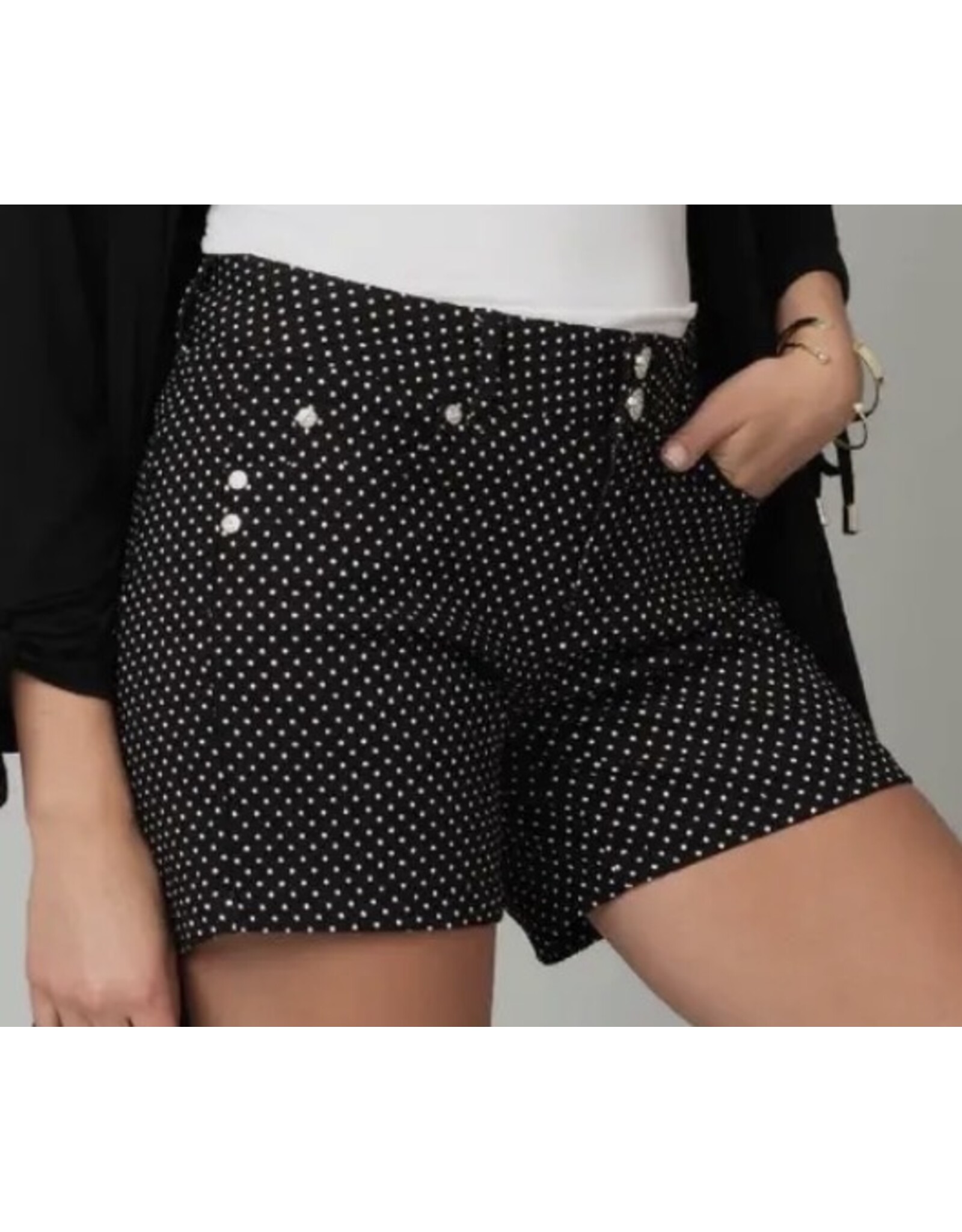 BW dot hyper stretch 5” inseam shorts