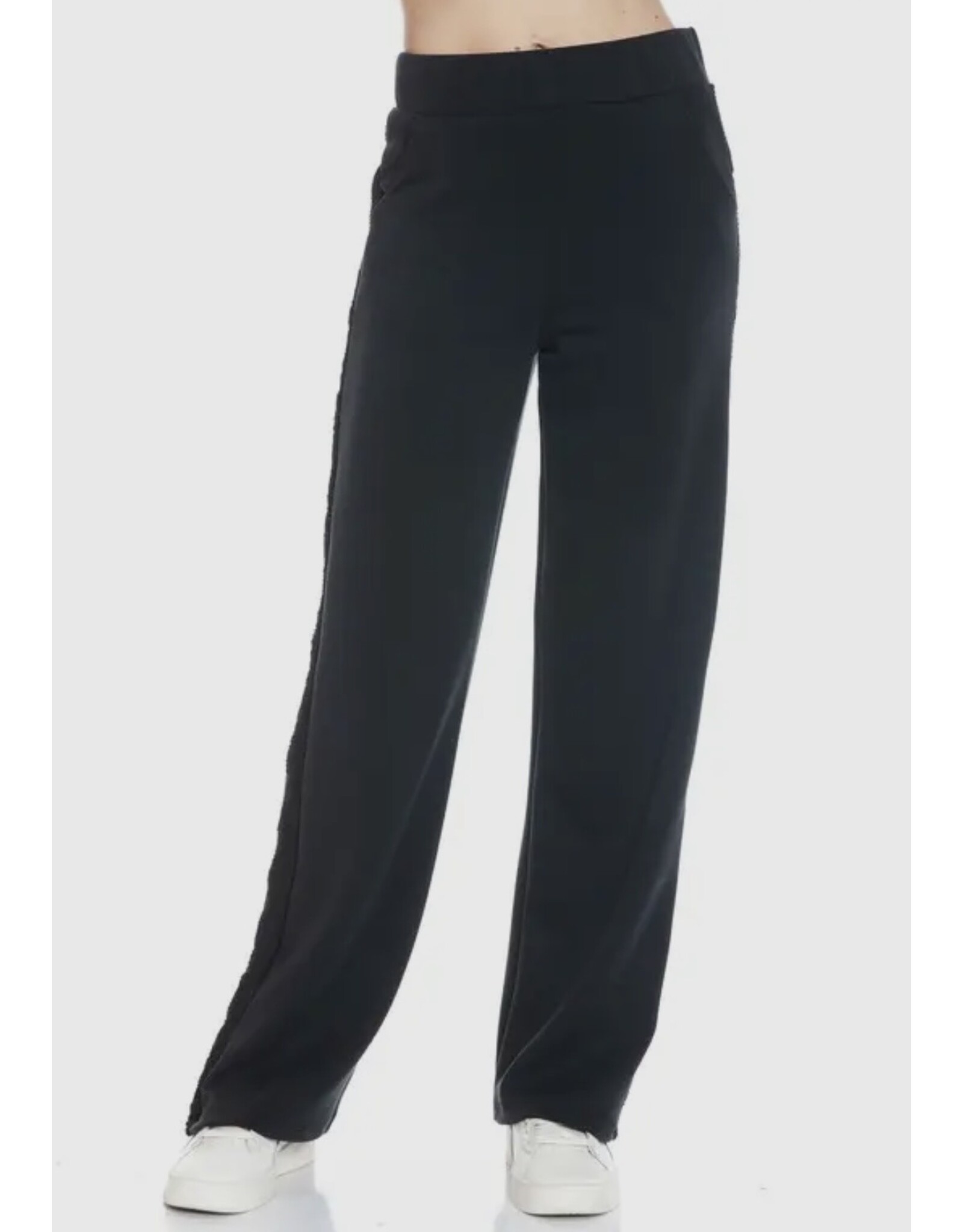 Ariella Black side panel designer pants