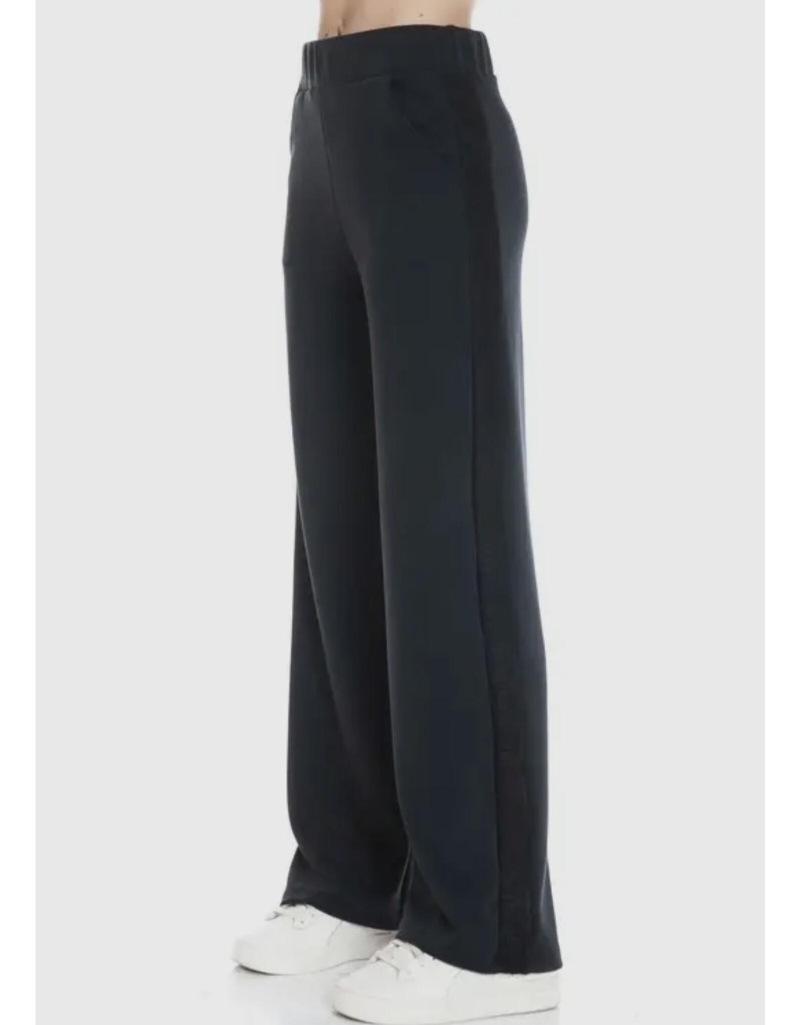 Ariella Black side panel designer pants